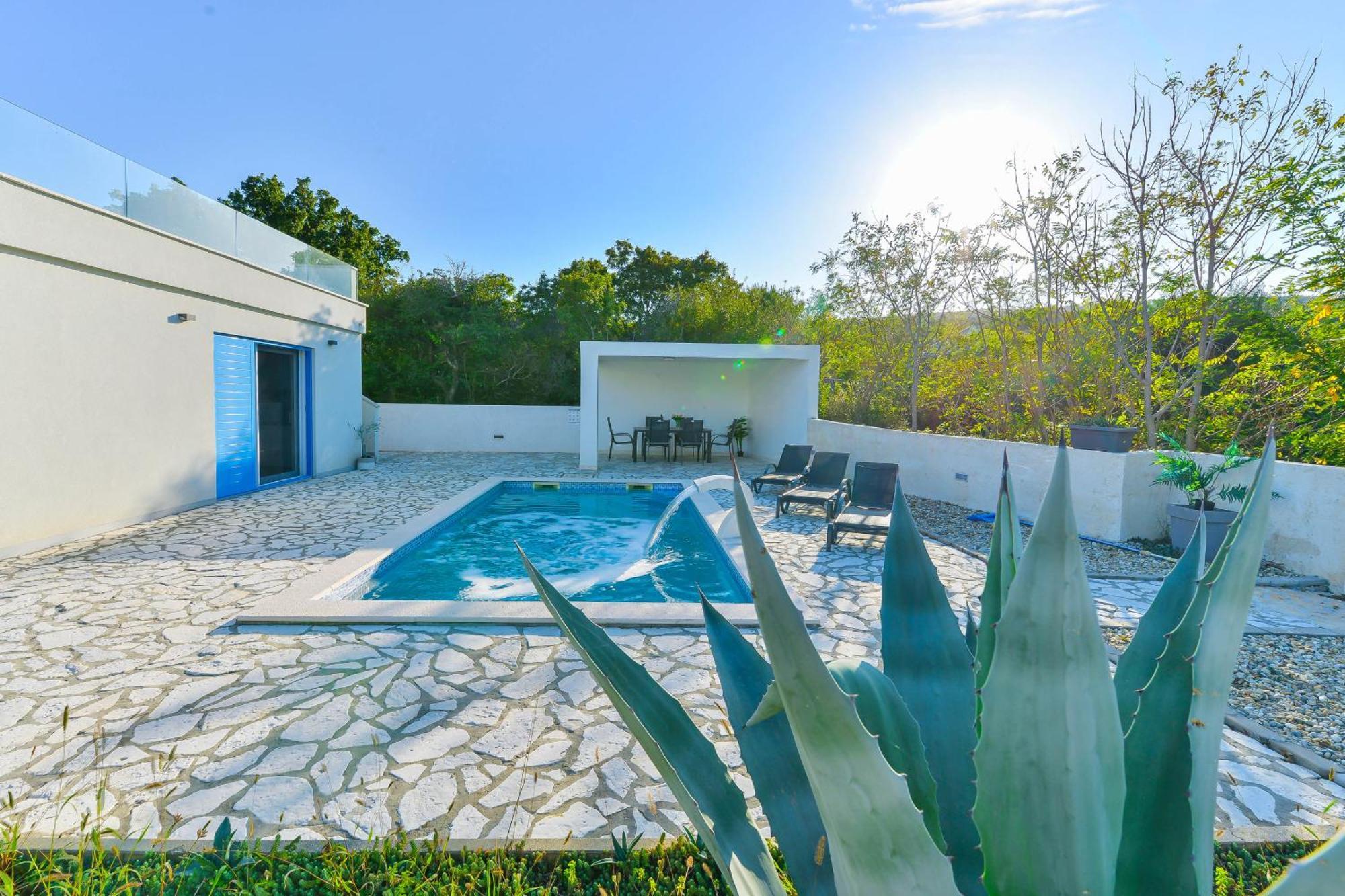 Villa Anna With Pool, Zadar County Vinjerac Exterior foto